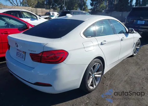 2019 BMW 430I Gran Coupe z USA, uszkodzony, nr VIN WBA4J1C58KBM15812